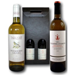 Coffret cadeau Jurançon et Gascogne (Moelleux et Bio)