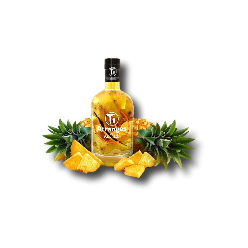 de Ced', Ananas Victoria, Rhum de France en Demi-bouteille de 35