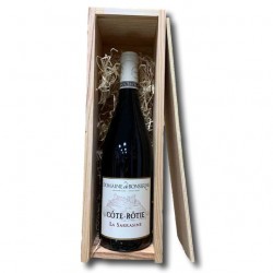 CÔTE-RÔTIE en Coffret Cadeau en bois - Grand vin rouge de la vallée du Rhône