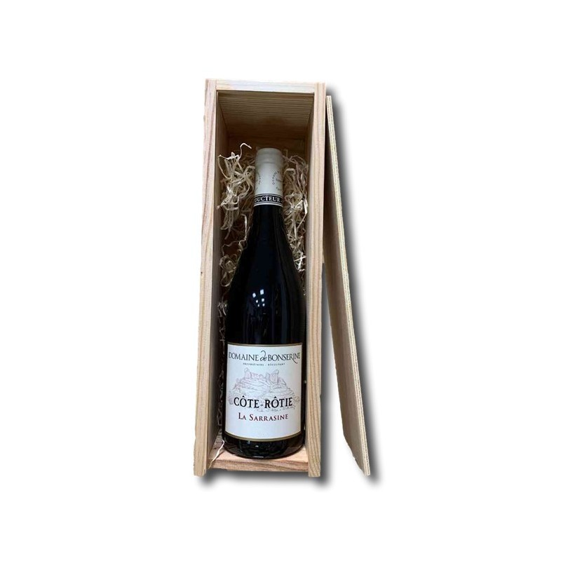 Corbeille cadeau Côtes du Rhône rouge - L'épicerie d'Estelle