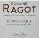 Givry rouge 1er Cru - Clos Jus - Domaine Nicolas RAGOT