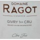 Givry rouge 1er Cru Clos Jus RAGOT