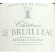 Château LE BRUILLEAU - Pessac Léognan Blanc