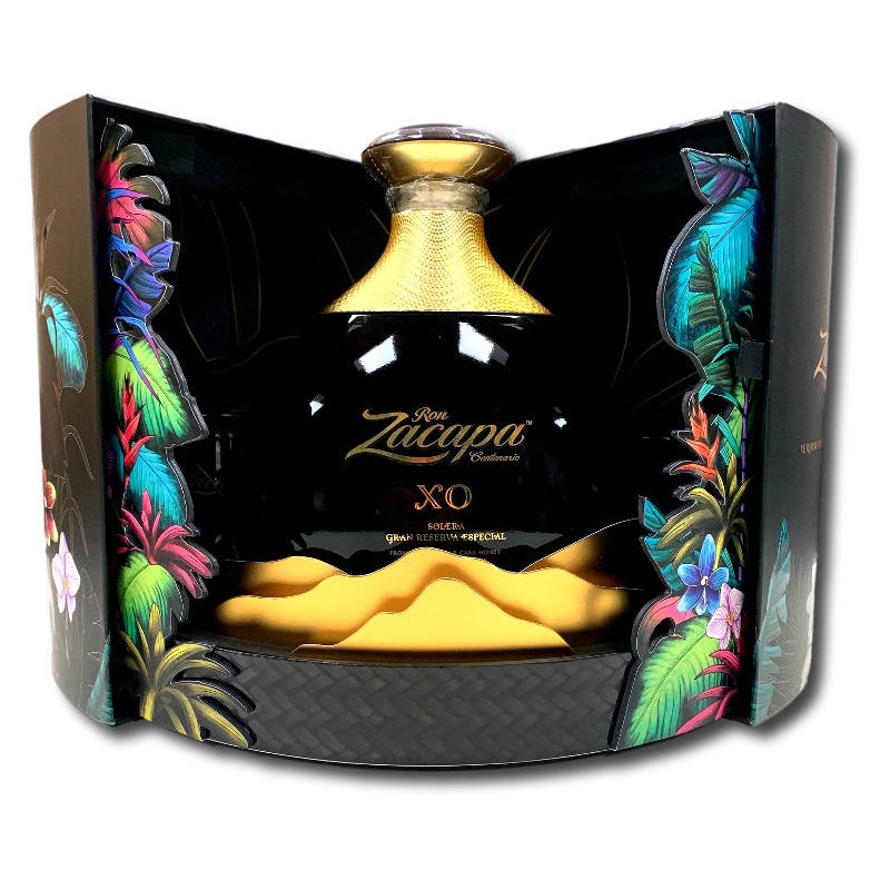 Coffret Cadeau Floral Rhum ZACAPA XO