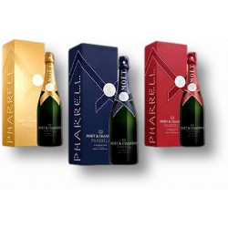 Champagne MOET & CHANDON Édition limitée Pharrell Williams en coffret