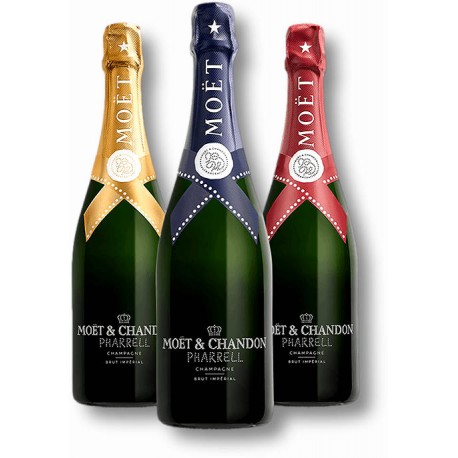 Champagne MOET & CHANDON Édition limitée Pharrell Williams en coffret