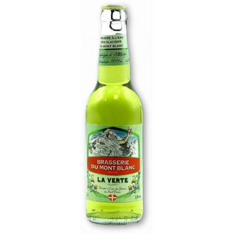 Bière 33cl. Verte au Génépi - Brasserie Mont Blanc