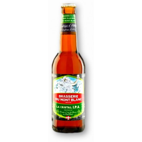 Bière 33cl. CRISTAL IPA - Brasserie du Mont Blanc