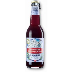 Bière 33cl. Bleue aux Myrtilles - Brasserie du Mont Blanc
