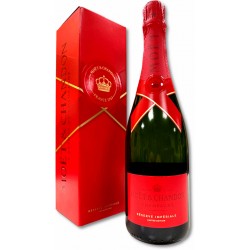 Champagne MOET & CHANDON Édition limitée rouge en coffret - Réserve impérial