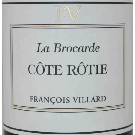 Côte-Rôtie LA BROCARDE VILLARD- ÉTIQUETTES ABIMÉES