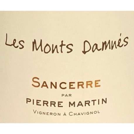 SANCERRE Blanc "Les Monts Damnés" - ÉTIQUETTES ABIMÉES
