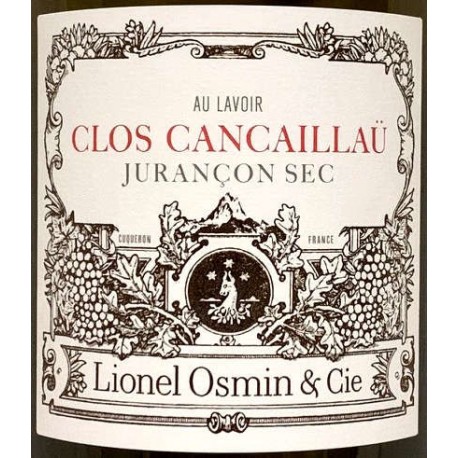 CLOS CANCAILLAÜ "Au Lavoir" - Jurançon sec - ÉTIQUETTES ABIMÉES
