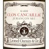 CLOS CANCAILLAÜ "Au Lavoir" - Jurançon sec - ÉTIQUETTES ABIMÉES