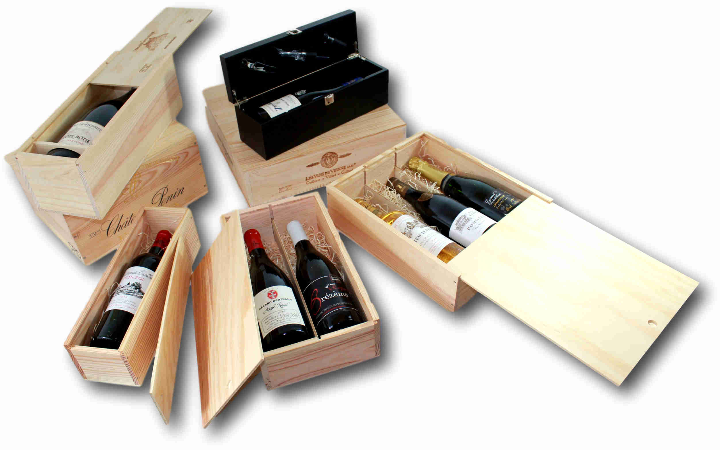 Coffret personnalisé de vin rouge - Vin du sud ouest