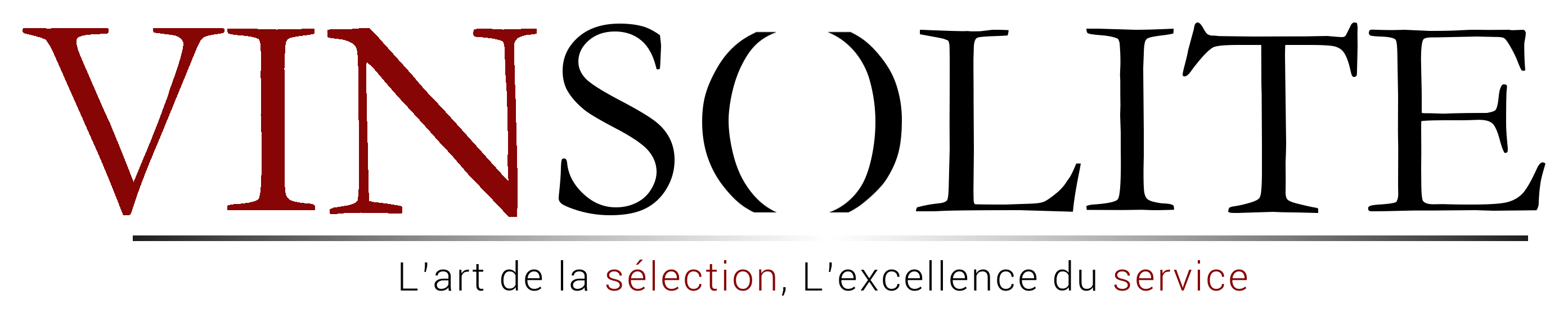 Nouveau logo VINSOLITE - L'art de la sélection, l'excellence du service