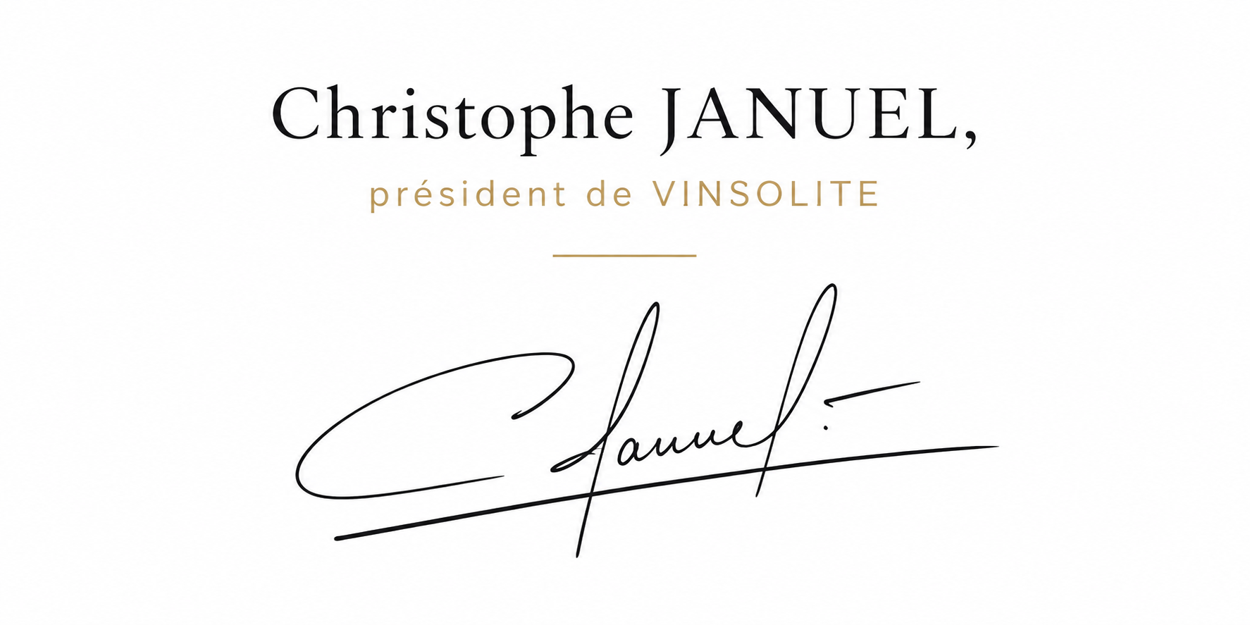 christophe JANUEL président de VINSOLITE