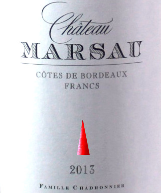 Grand vin de Château Marsau